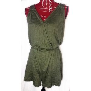 Universal Thread Olive Green Romper size Small